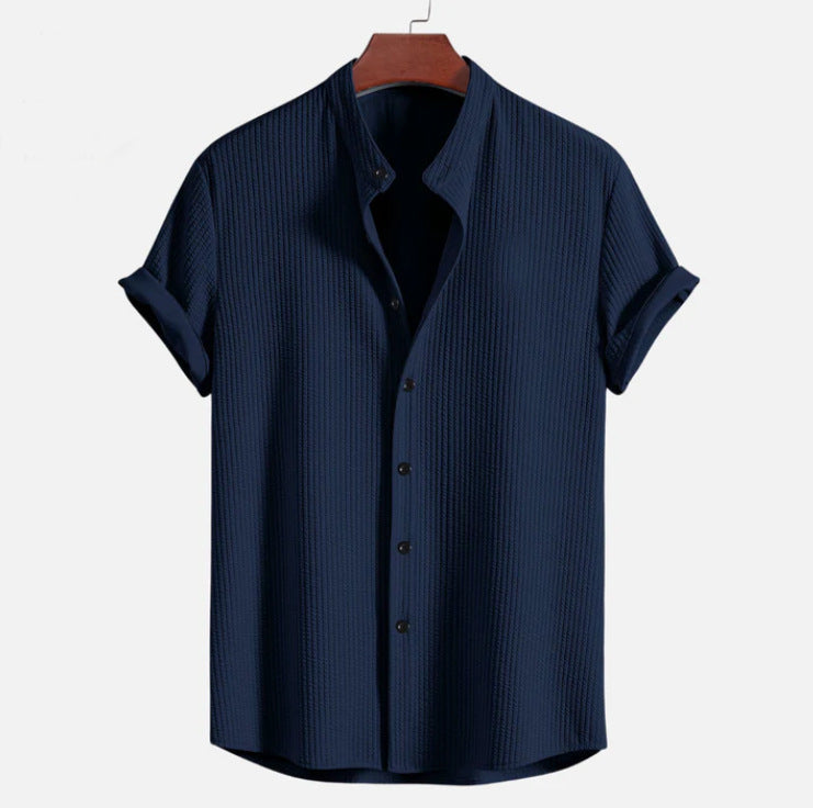 Men's Top Casual Short Sleeve Loose Shirt
