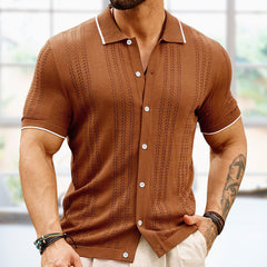 Men's Casual Short-sleeved Polo Shirt
