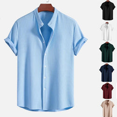 Men's Top Casual Short Sleeve Loose Shirt