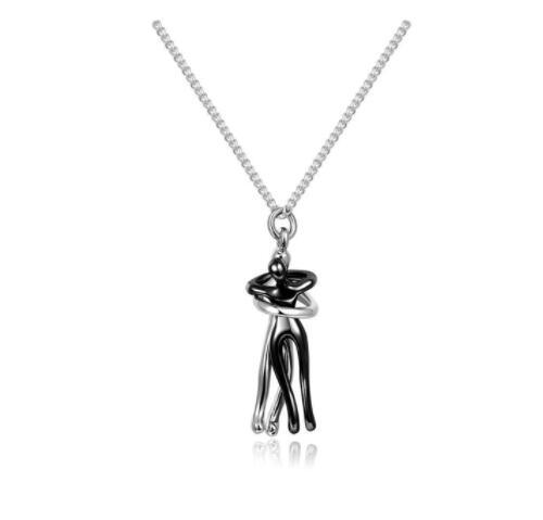Unisex Men Women Love Hug Necklace