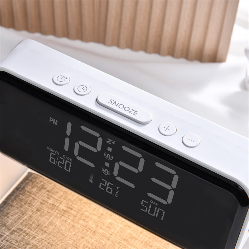 Creative 3 In 1 Bedside Lamp Wireless Charging