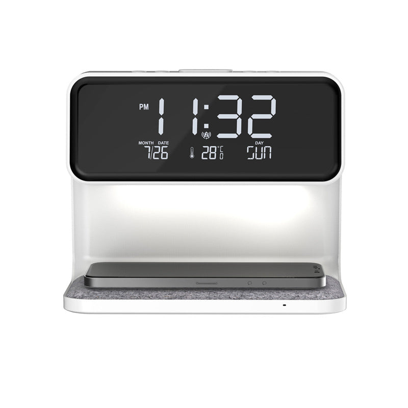 Creative 3 In 1 Bedside Lamp Wireless Charging