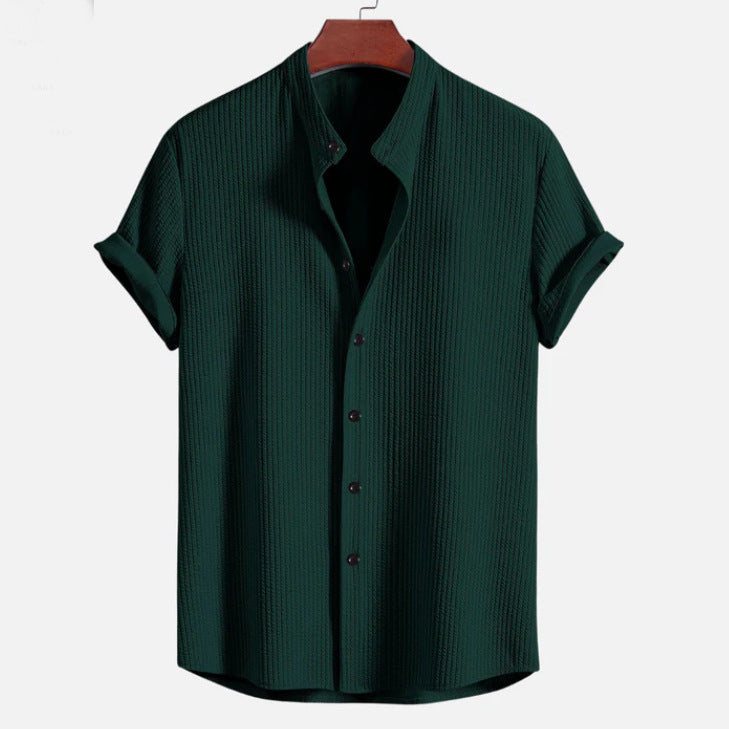 Men's Top Casual Short Sleeve Loose Shirt