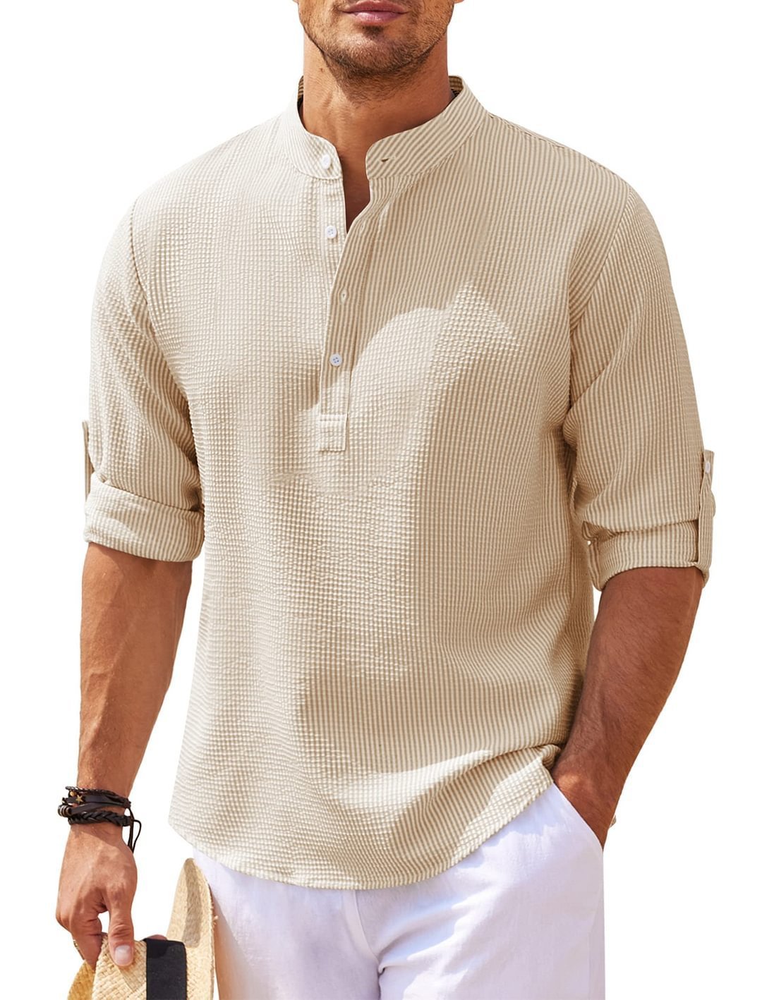 Men's Casual Collar Solid Shirt