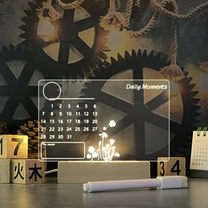 Led Night Creative Note Board