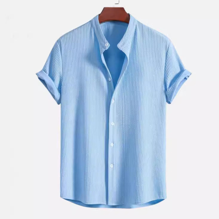 Men's Top Casual Short Sleeve Loose Shirt