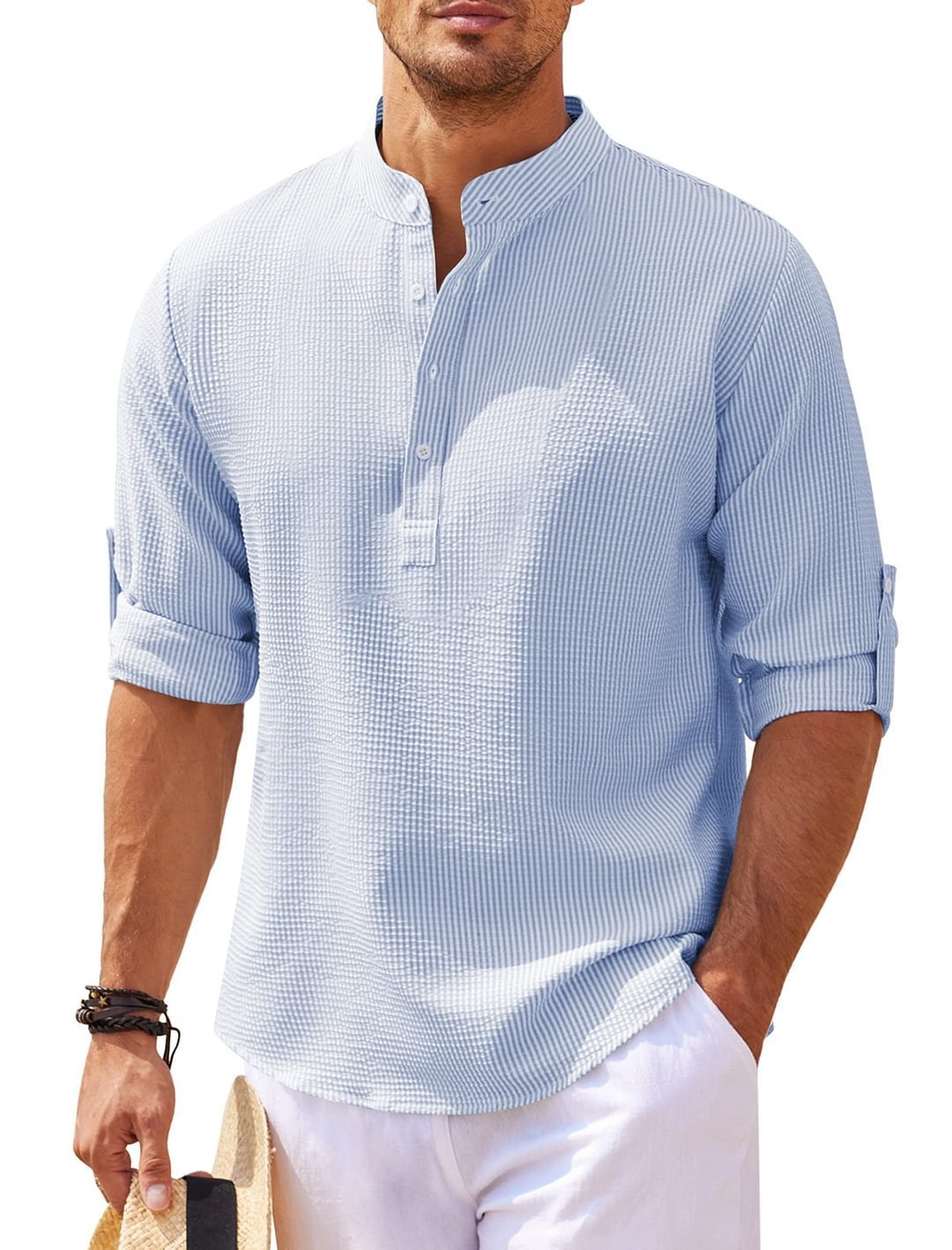Men's Casual Collar Solid Shirt