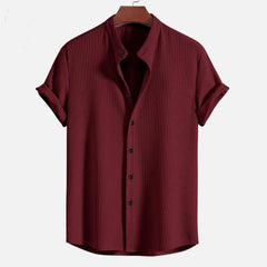 Men's Top Casual Short Sleeve Loose Shirt