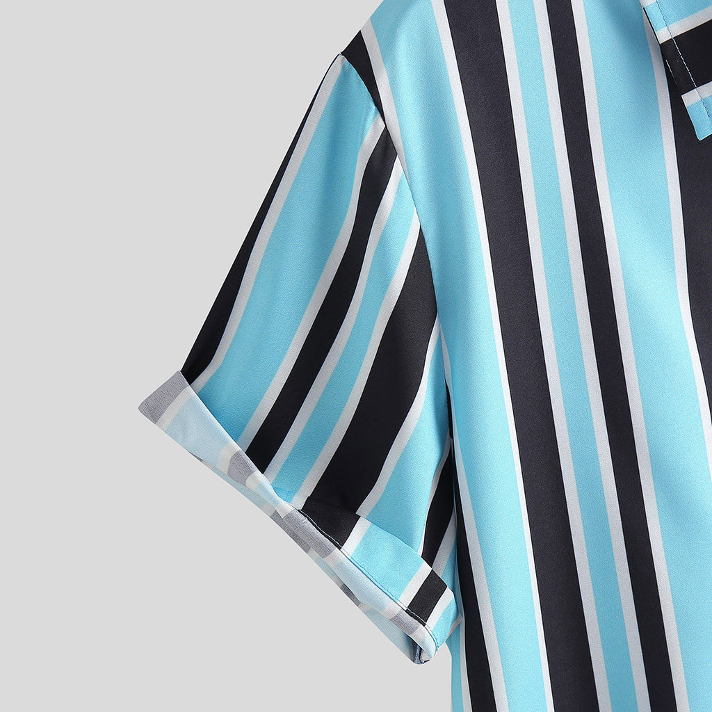 Men Casual Fashionable Stripe shirts