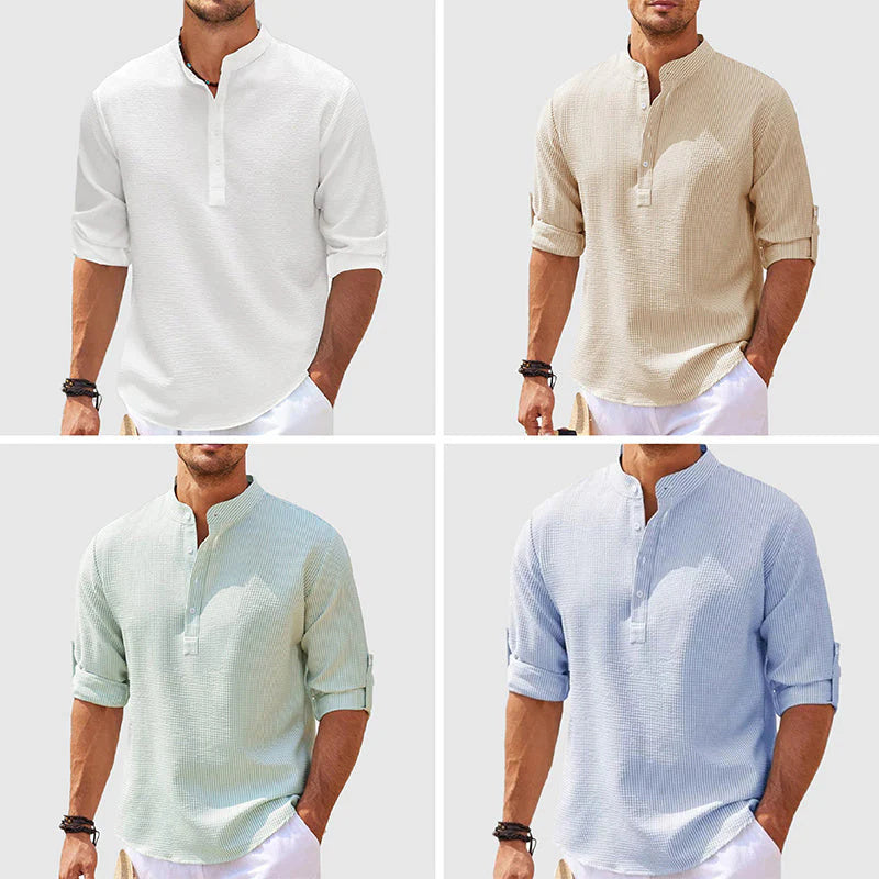 Men's Casual Collar Solid Shirt
