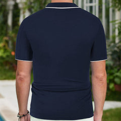 Men's Casual Short-sleeved Polo Shirt