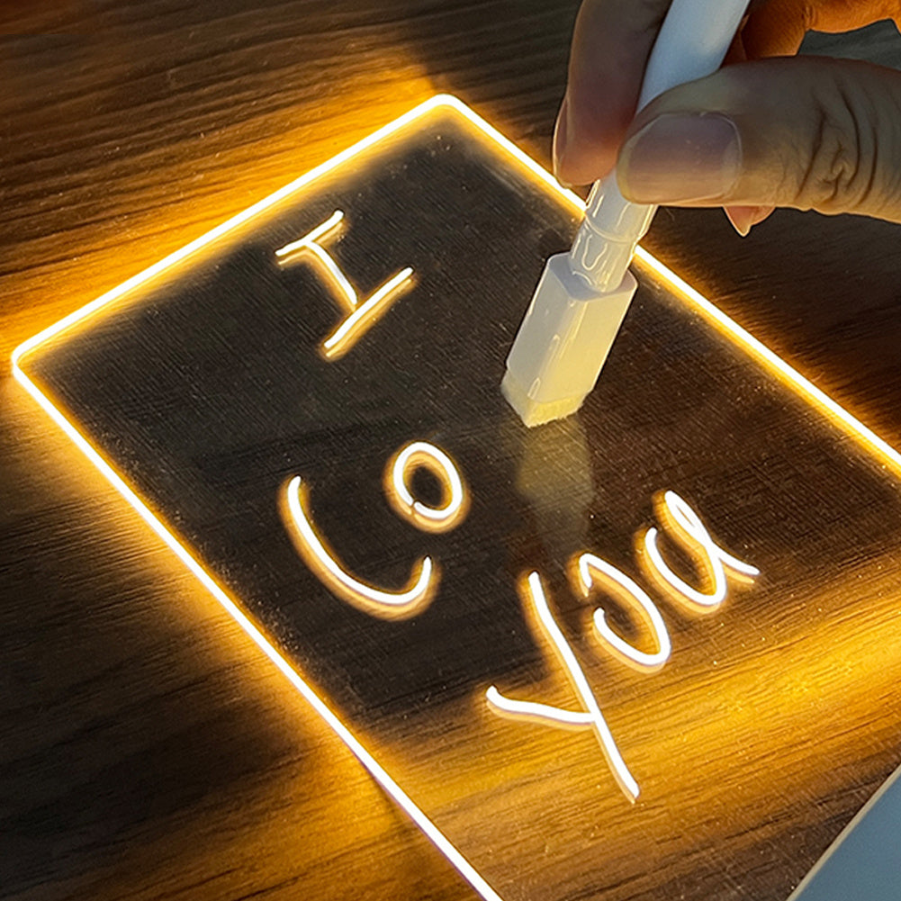 Led Night Creative Note Board