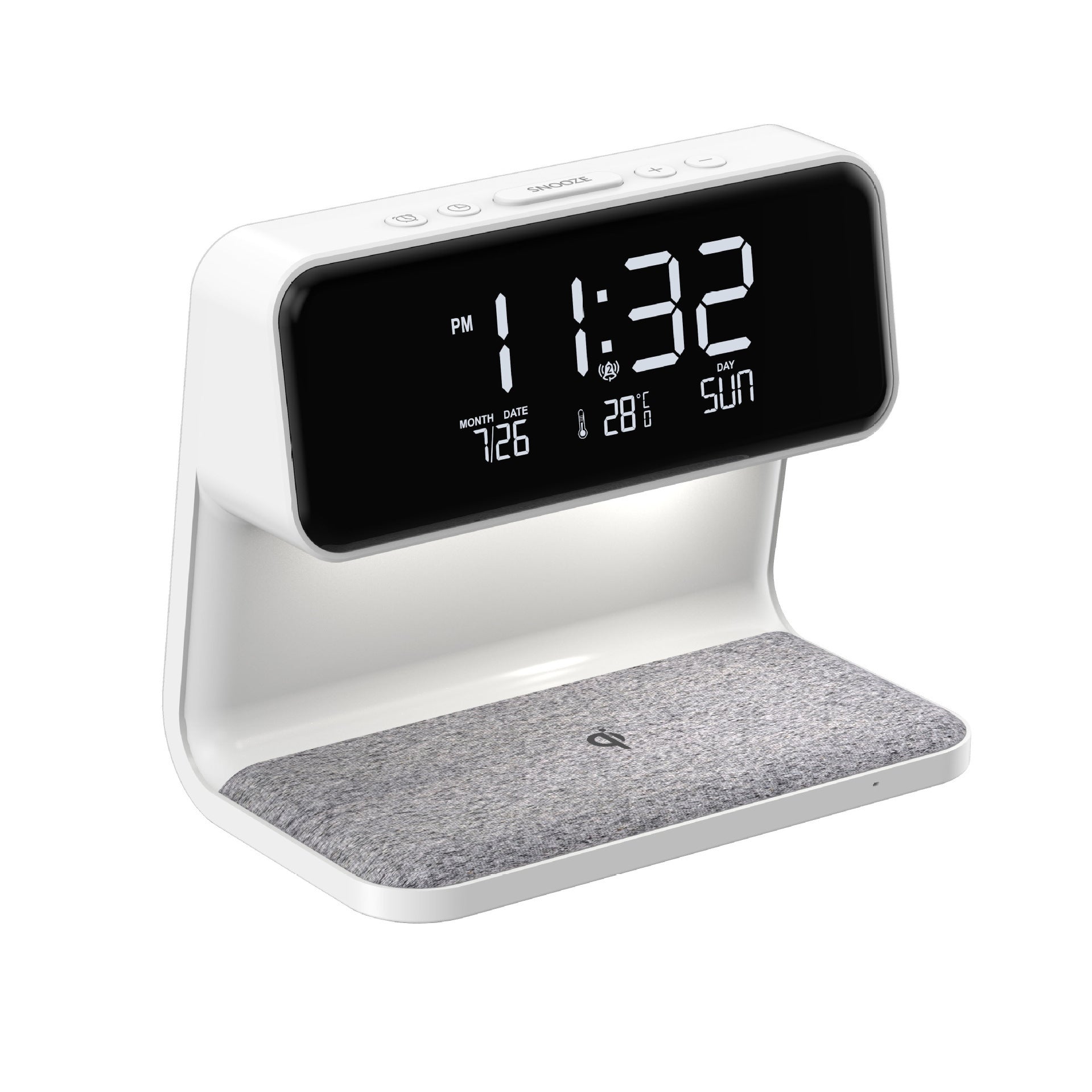 Creative 3 In 1 Bedside Lamp Wireless Charging