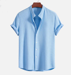 Men's Top Casual Short Sleeve Loose Shirt