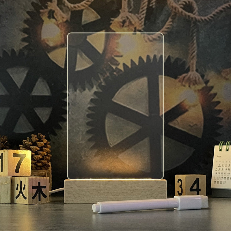 Led Night Creative Note Board